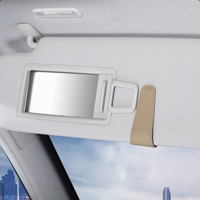 Universal Car Sun Visor Eyeglass Holder Glasses Storage Clip Fastener Auto Interior Organize Accessories Car Sunglasses Holder