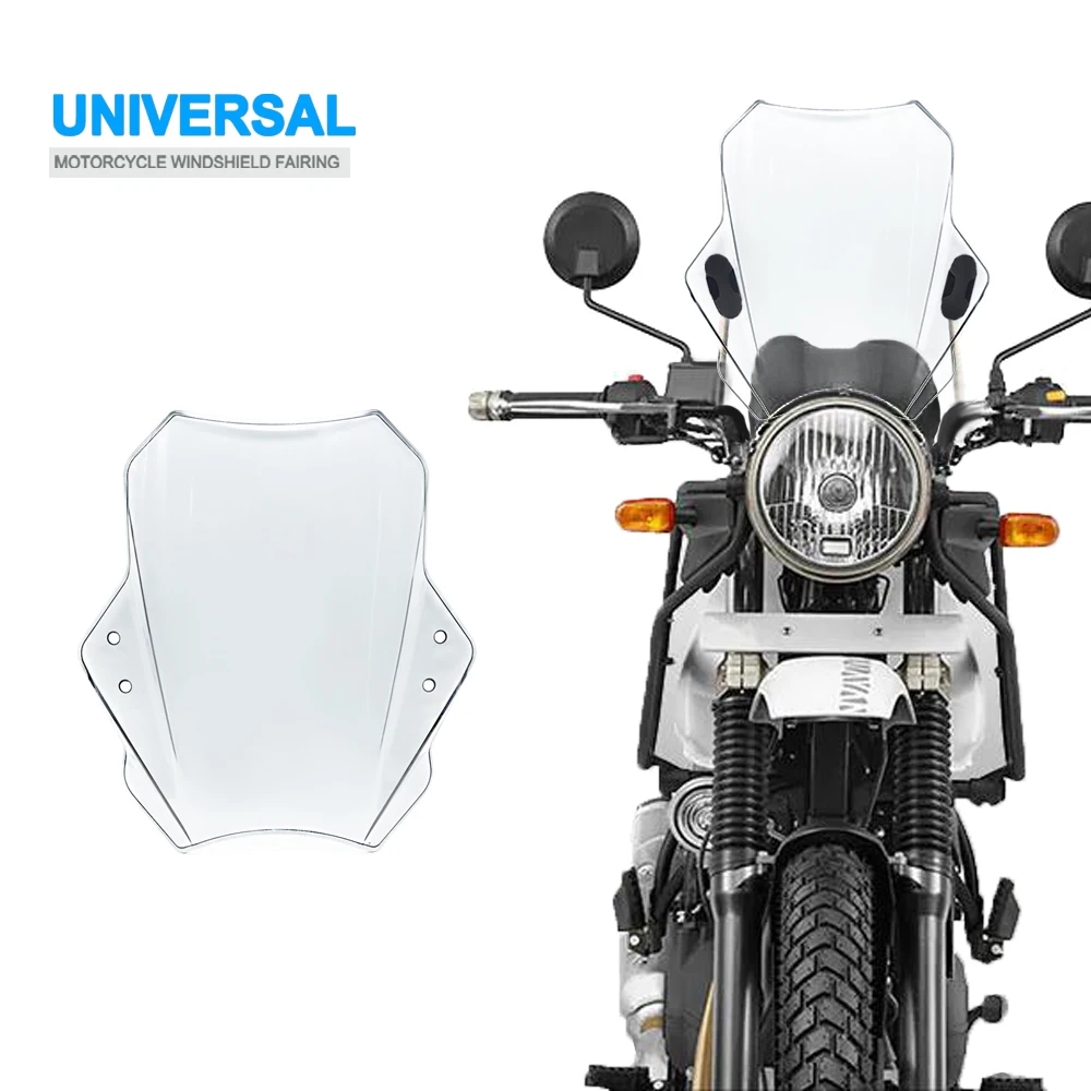 

For Himalayan 400 2021 2022 Universal Motorcycle Windscreen Windshield Covers Deflector