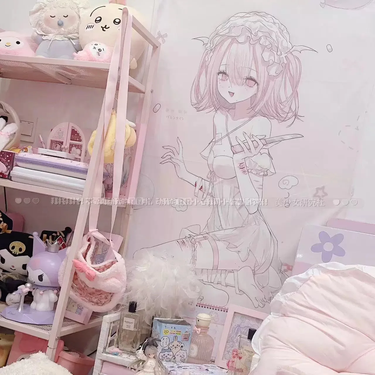 A lifestyle banner representing the bald community featuring aesthetics for wall hangings tapestries and background fabric