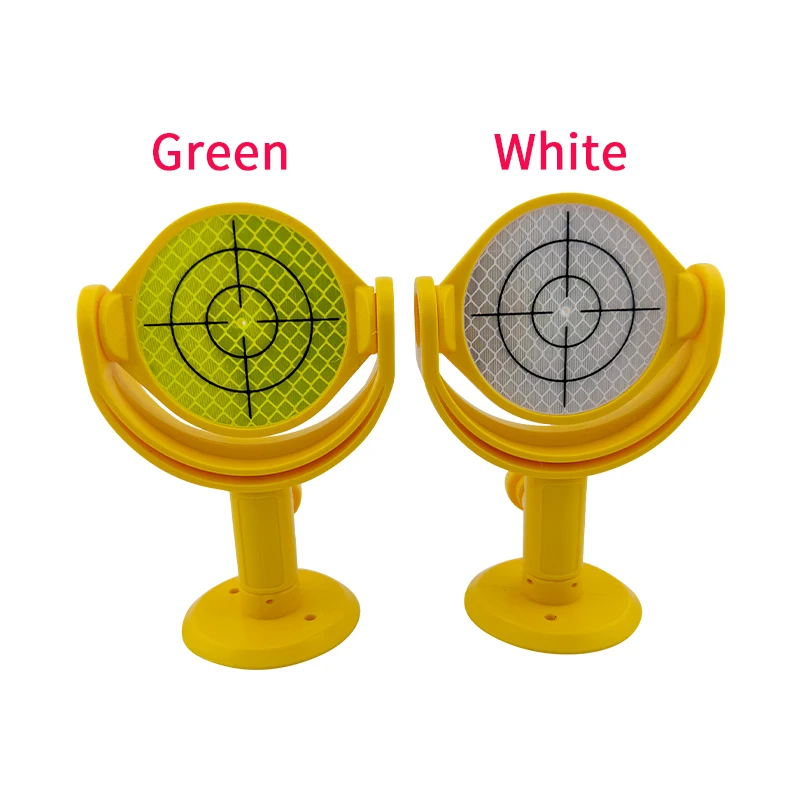 

Tilting Reflector with Base Printed Crosshair Dia.60mm sheet , 5/8X11 thread, for total station