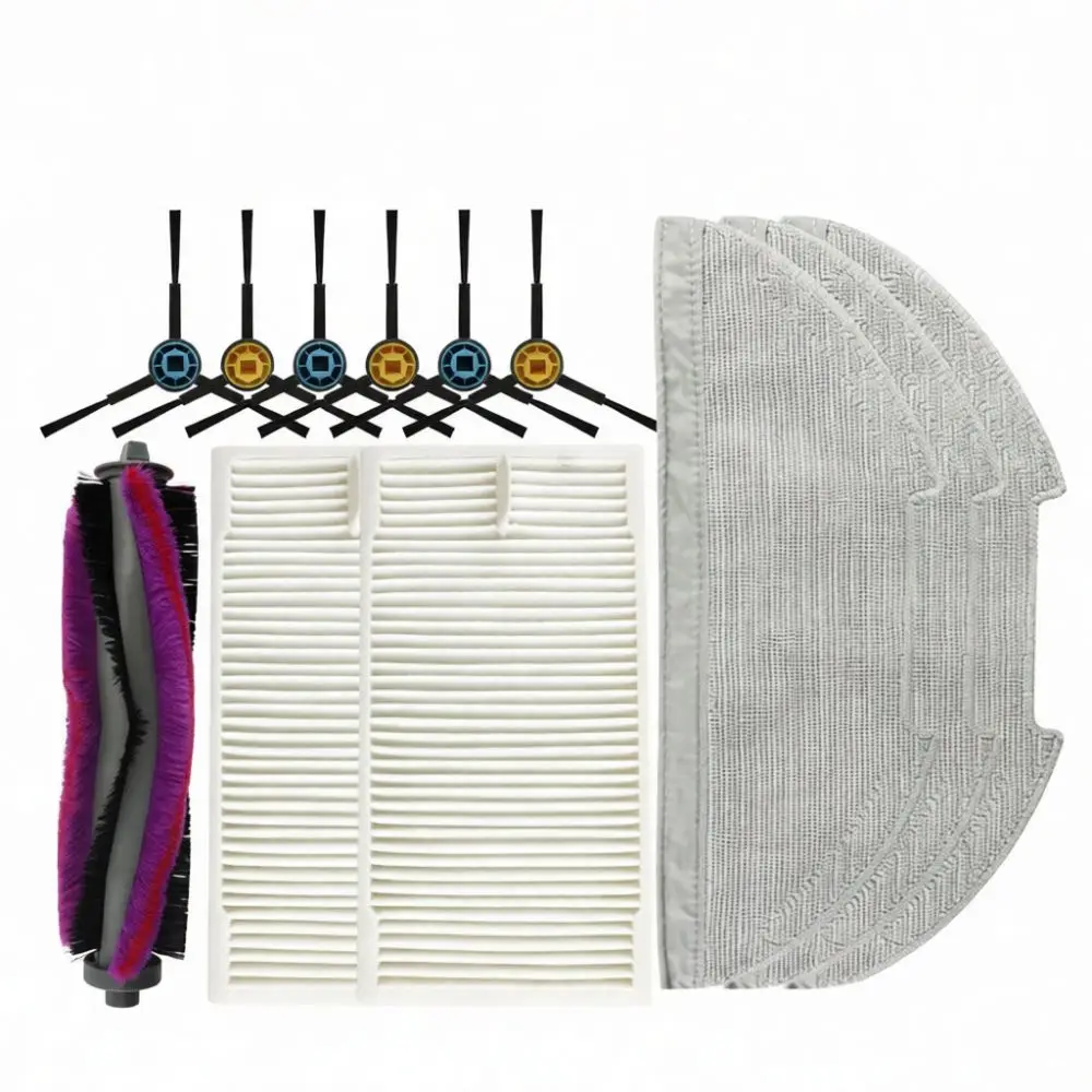 Replacement Accessories Set For Midea M9 Eureka E10S E20 Plus Robot Vacuum Cleaner Parts Brush Filter Mop Home Cleaning Tool
