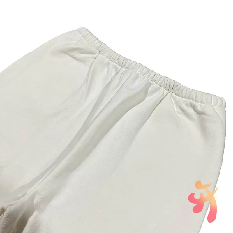 الشتاء الأمريكية الشارع كاني Vultures2 Sweatpants عادية فضفاض الرجال النساء الصوف بنطلون القطن مرونة الخصر سراويل للجري