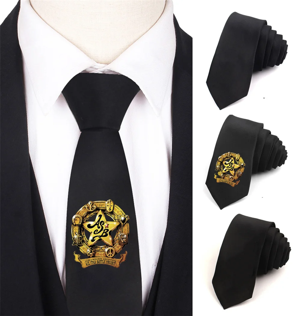 

Kids Necktie Anime JoJoJo's Bizarre Adventure Necktie Boy's Children Necktie Cotton Neck Tie Teenager Neck Tie Necktie