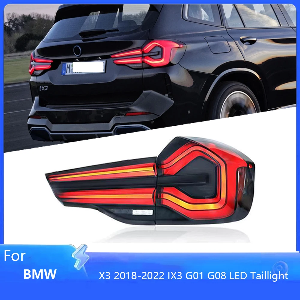 Taillights For BMW X3 LED Rear 2018-2022 IX3 G01 G08 Tail Lamp Car Styling DRL Dynamic Turn Signal Reverse Auto Accessories