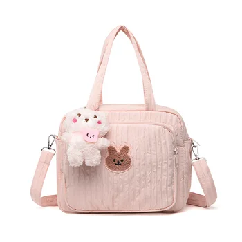 Cotton Mommy Bag Diaper Bags for Baby Cute Handbags Baby Items Organizer Nappy Caddy Bag…