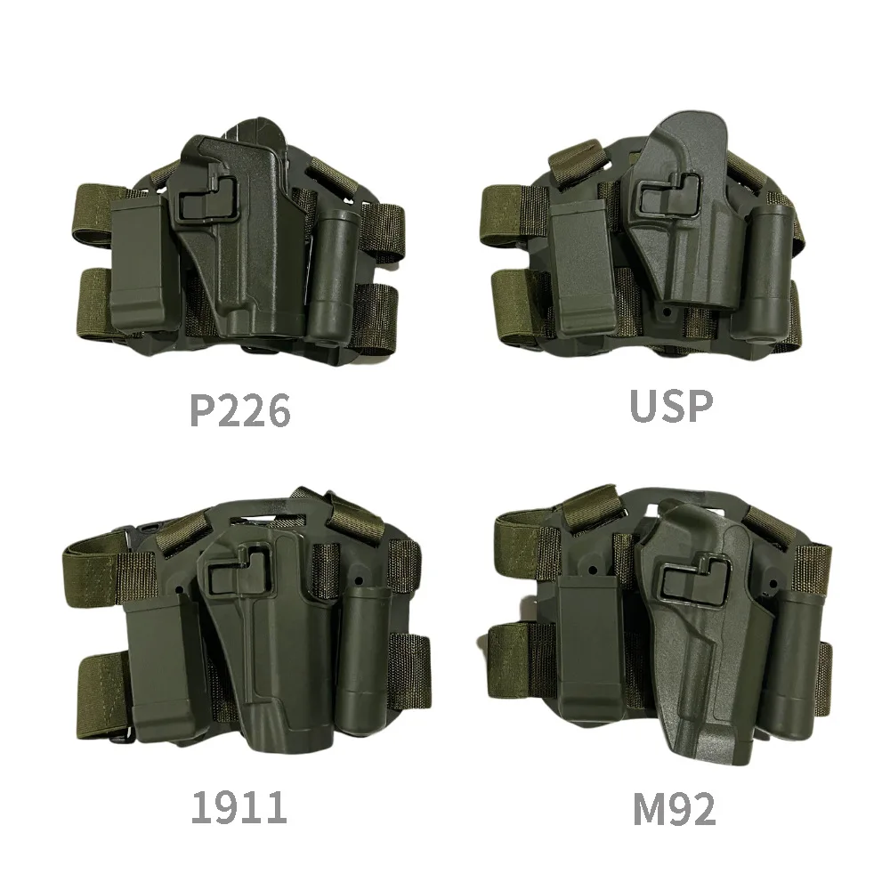 Quick Pull Leg Cover Tactical G17 Handgun Holster Waist Hanging M9 1911 Leggings Quick Pull Cover