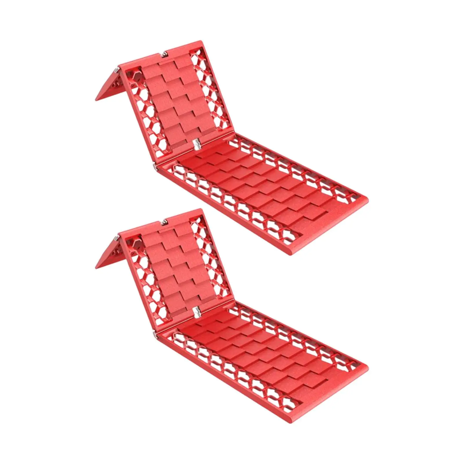 2x Traction Boards Heavy Duty Snow Devices Lightweight Nonslip Plate Off Roading