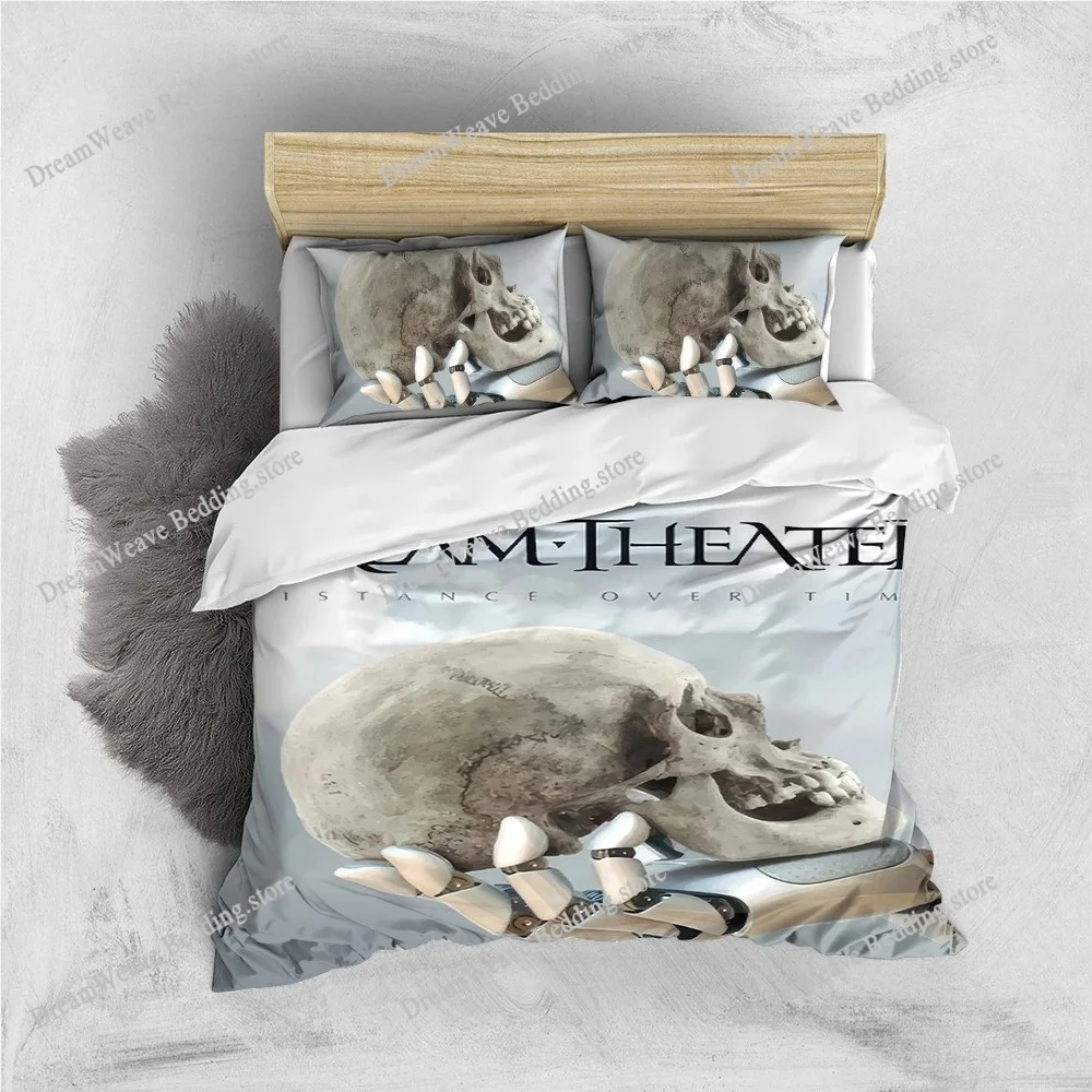 

D-Dream Theater Band Duvet Cover Set Home Style Bedding Soft Laundry Cotton Bed Student Dormitory Gift