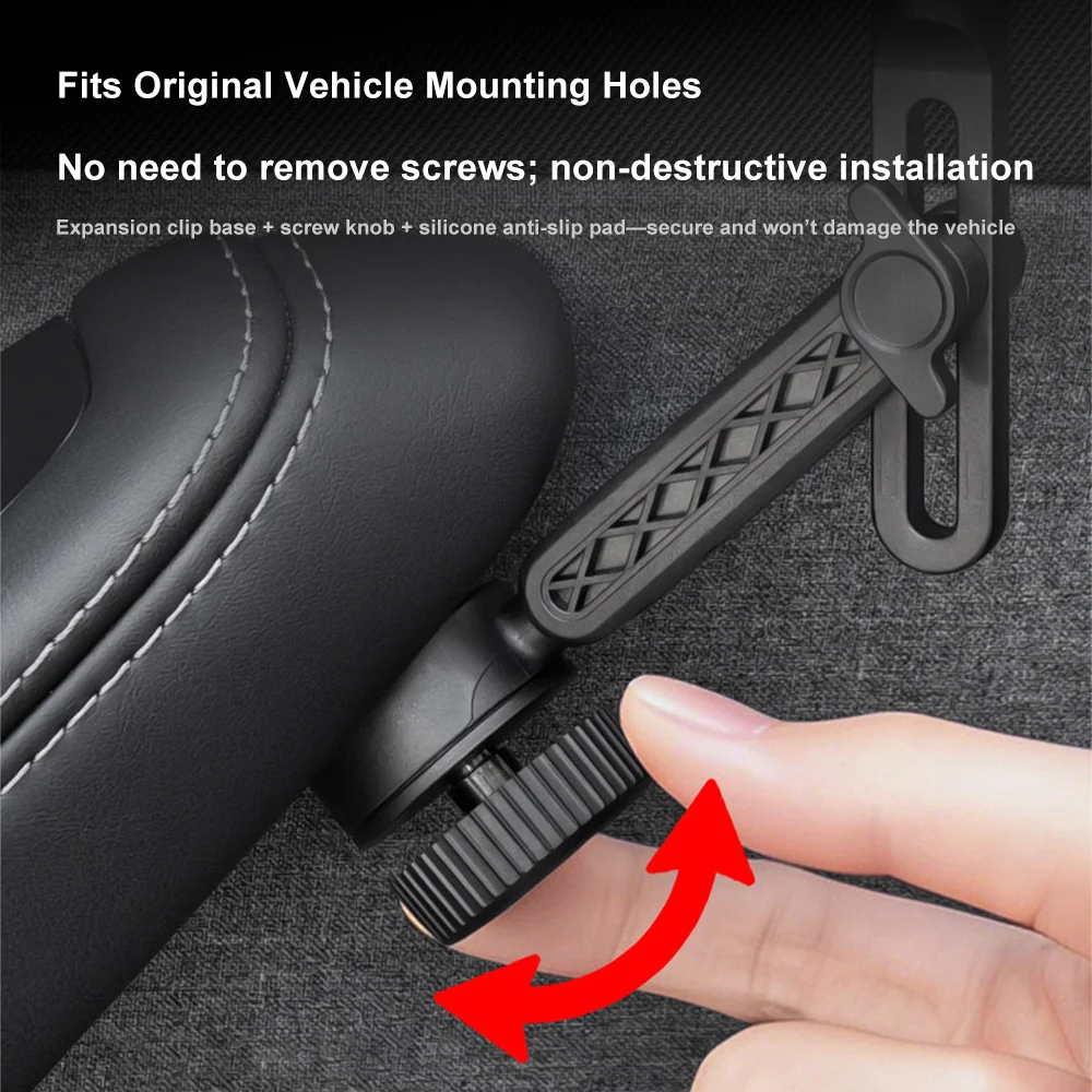 For Tesla Model Y Juniper Model YL Door Handle Magnetic Car Phone Holder for Model 3 Highland 360 Degree Rotatable Metal Mount