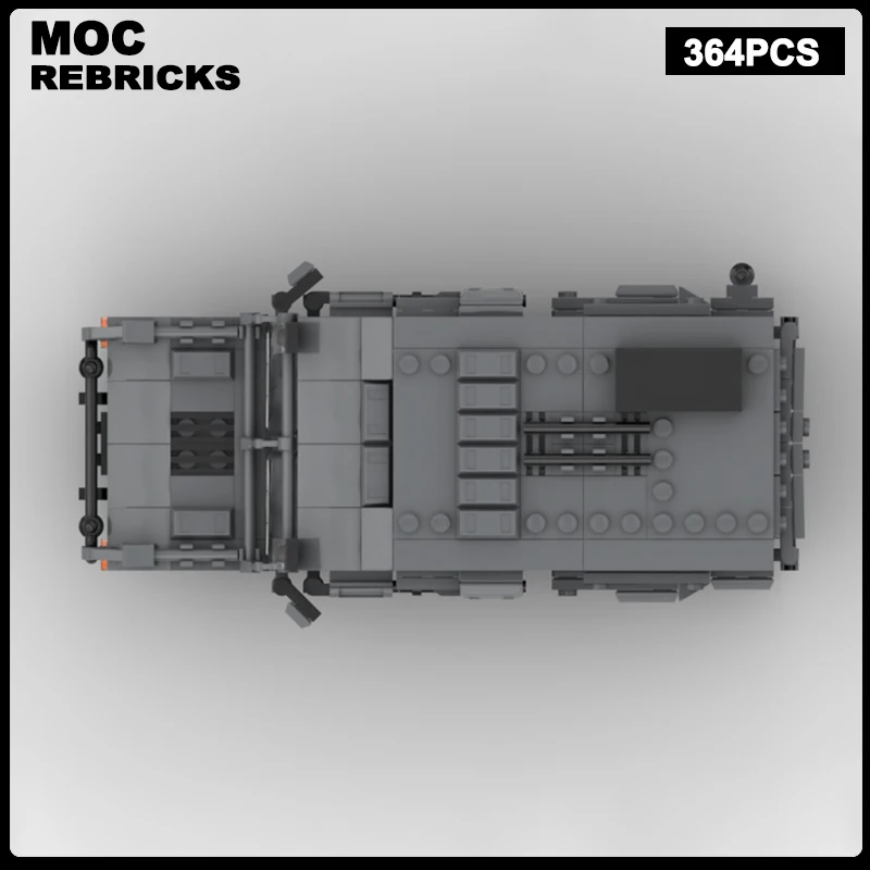 WW2 ทหาร Series ยุทธวิธี Humvee รถหุ้มเกราะ MOC Building Block DIY Assembly รุ่นอิฐของเล่นเด็กคริสต์มาสของขวัญ