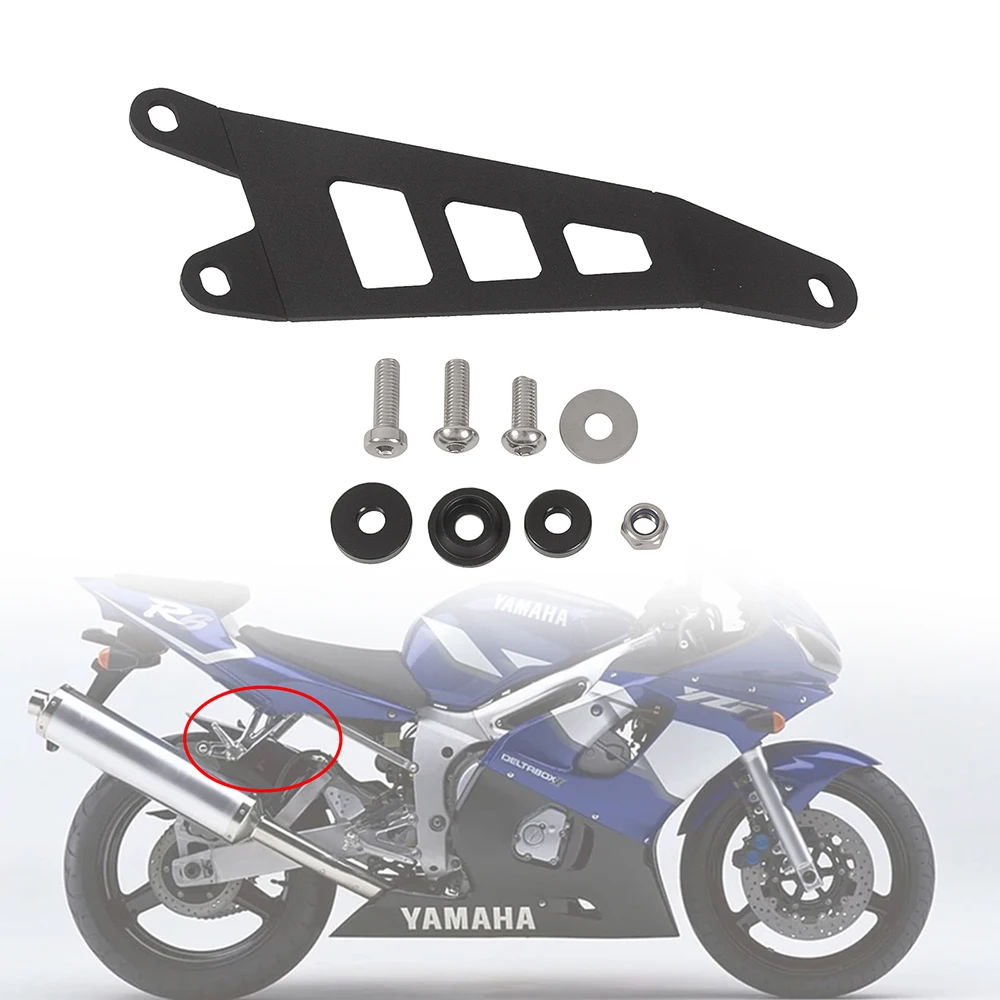 For YAMAHA YZF R6 1999 2000 2001 2002 Aluminum Motorcycle Exhaust Hanger Bracket