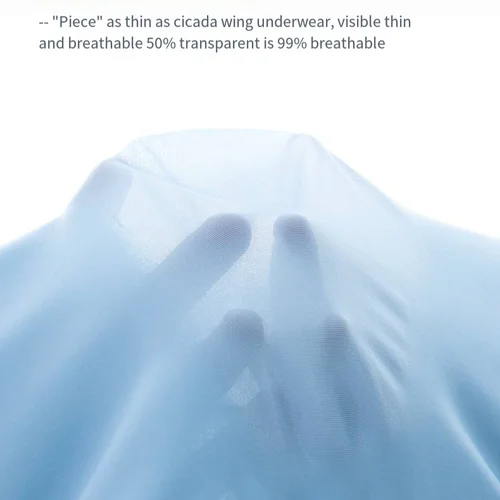 Imagen 2 del producto Bóxer de seda de hielo para hombre, ropa interior sin costuras, ultrafino, transpirable, 2 unidades