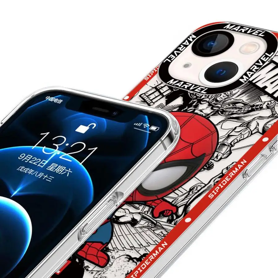 Marvel Deadpool Groot Phone Case for Mi 11 Lite 5G 11T Pro 11T Redmi 9A 10A 10C 12 4G 12C 13C 4G 5G Poco X3 NFC X3 Pro