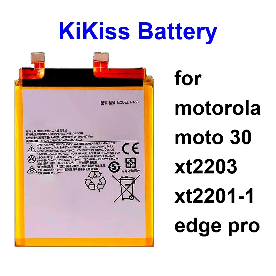 

Mobile Phone Battery High-Capacity NA50 ND40 4000-4800Mah For Motorola Moto 30 XT2203 XT2201-1 Edge Pro