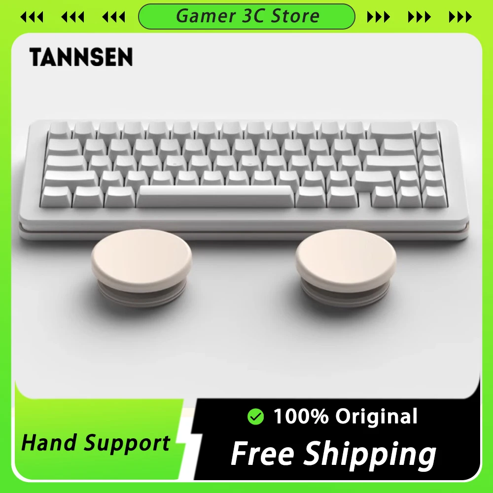 

OASIS Hand Support For Mechanical Keyboard Ergonomic RGB Movable Split Palm Rest Keyboard Wrist Rest PC Gaming Office Accessory