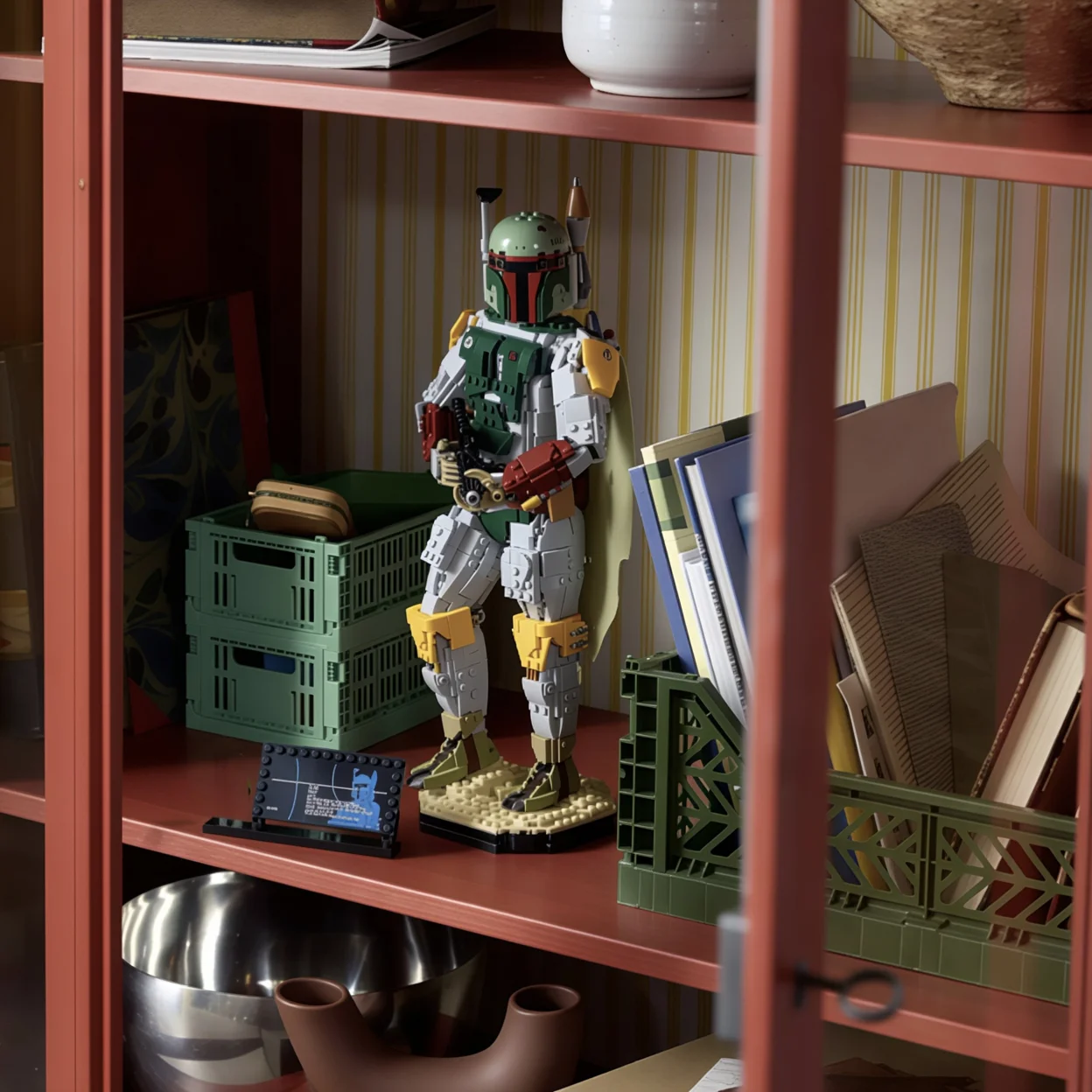 1544 Teile Star Interstellar Conflict Bounty Hunter Sci-Fi Gepanzerte Statue Figur Modell Bausteine Spielzeug Geburtstagsdekoration Geschenke