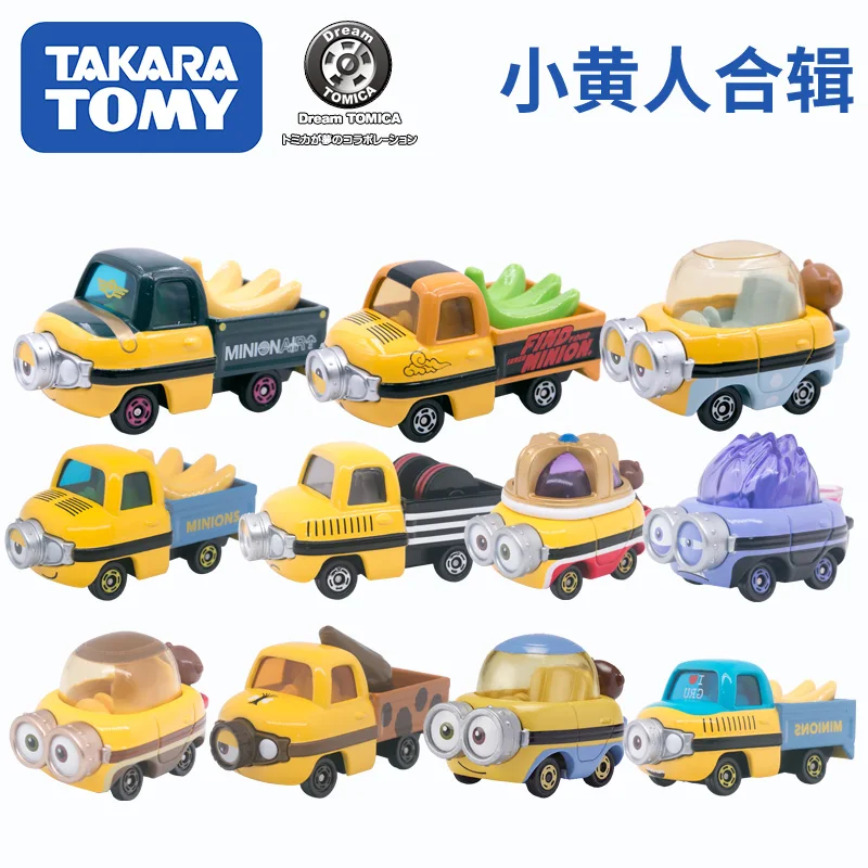 TAKARA TOMY tomica Doraemon Time Machine Winnie the Pooh Donald Duck Car model Car model toy Children Christmas Gift Boy Girl