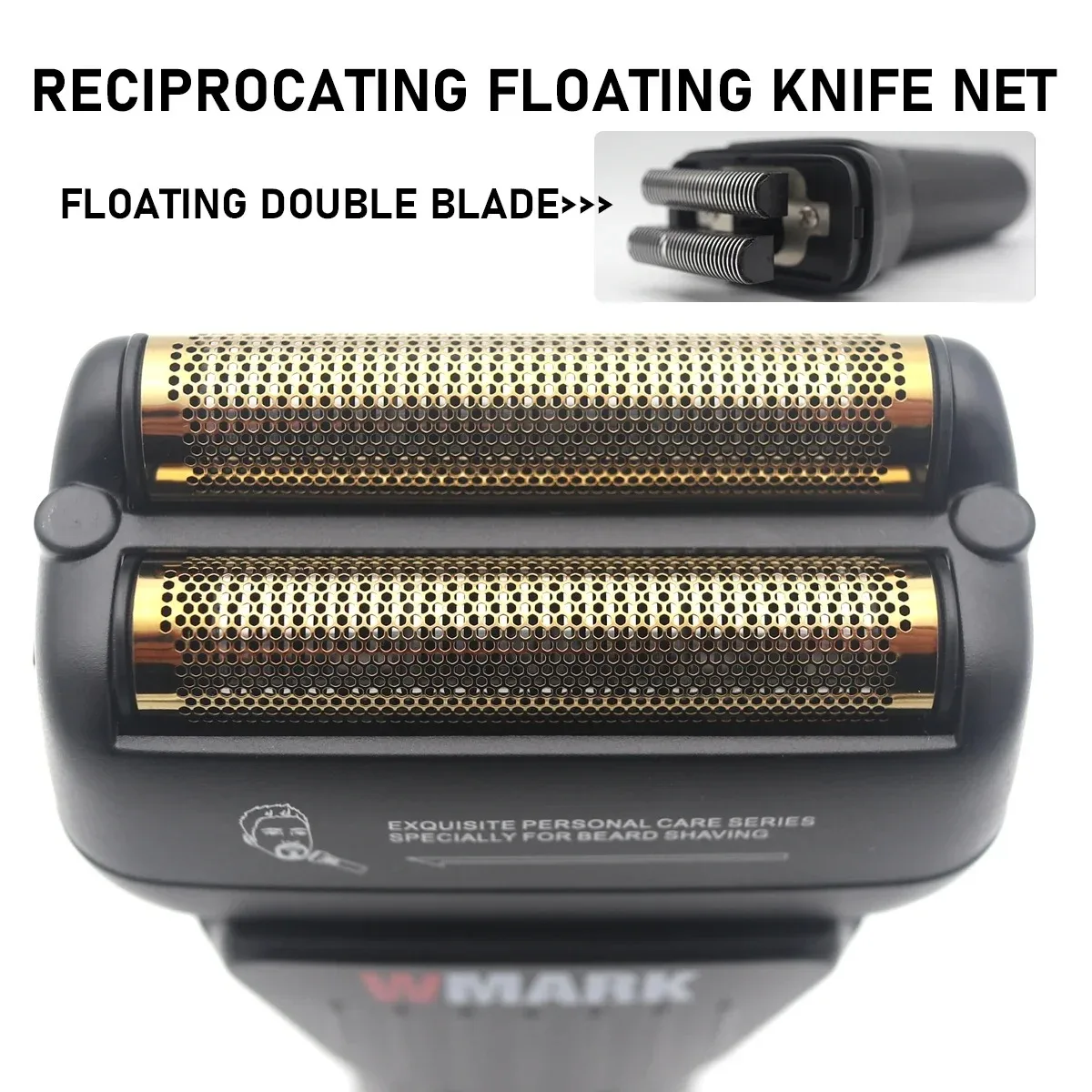 WMARK 電気シェーバー 9000RPM メンズ プロ仕様 LEDディスプレイ