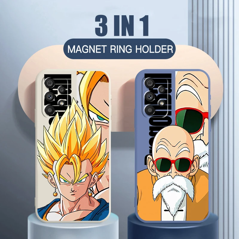 Жидкий левый канат D-Dragon Goku Kame Sennin для Samsung A53 A52 S A33 A32 A51 A71 A21S A13 A73 A50 A72 A23 A12 5G Funda