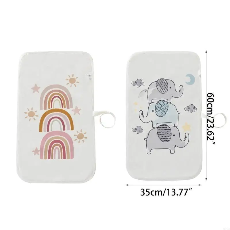 Tapis à langes à changement bébé Q22d Soft Durable Nappy utilisés pour changement couche pratique