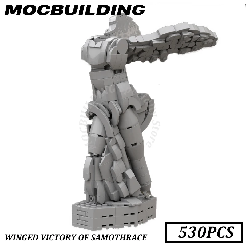 Winged Victory of Samothrace Display Model MOC Building Blocks Bricks Construction Toys Birthday Gifts Present Desk Decor