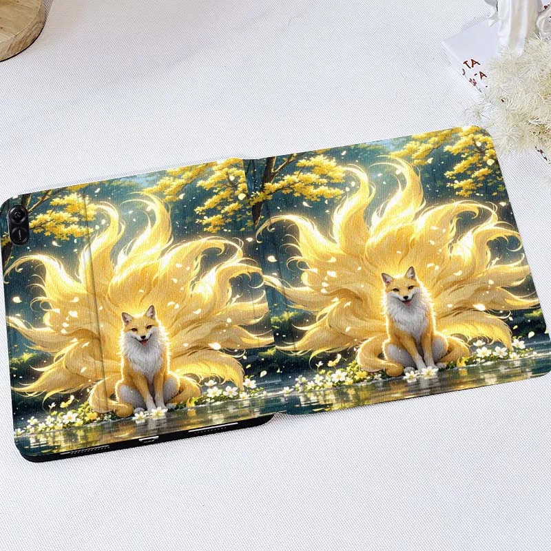 Anime Nine Tailed Fox For Huawei MatePad M5 T5 SE 11 Pro Honor Tab 5 V7 V8 X9 GT 10.1 10.8 Inch Tablet Case