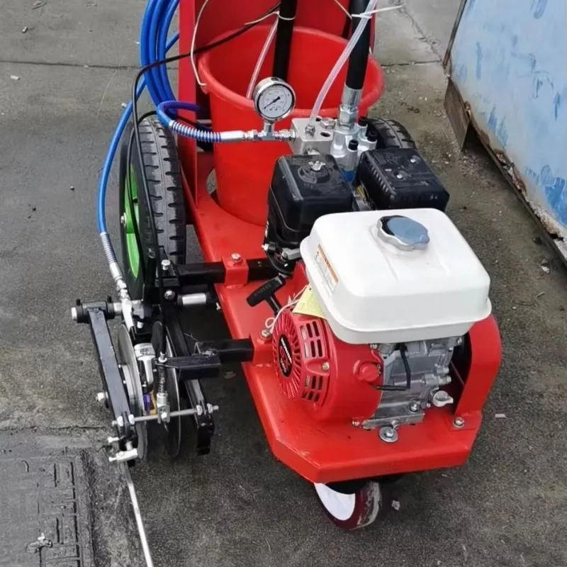 Plastic Road Marking Machine Road Line Marking Machine for Running Track Marking Machine for Running Track Athletic Track