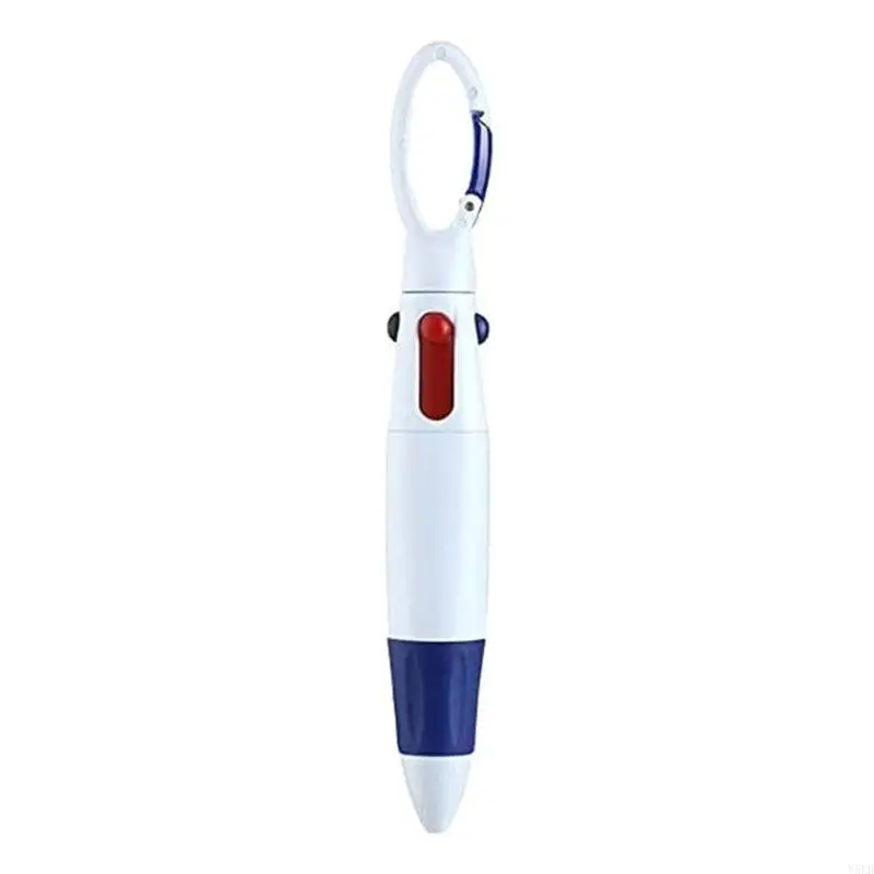Y5LB 6Pcs 4-in-1 Retractable Ballpoint Pen Multicolours Pen 4 Colors Ball Point Pen in for Kids, 0.7mm Multiple Color Pen