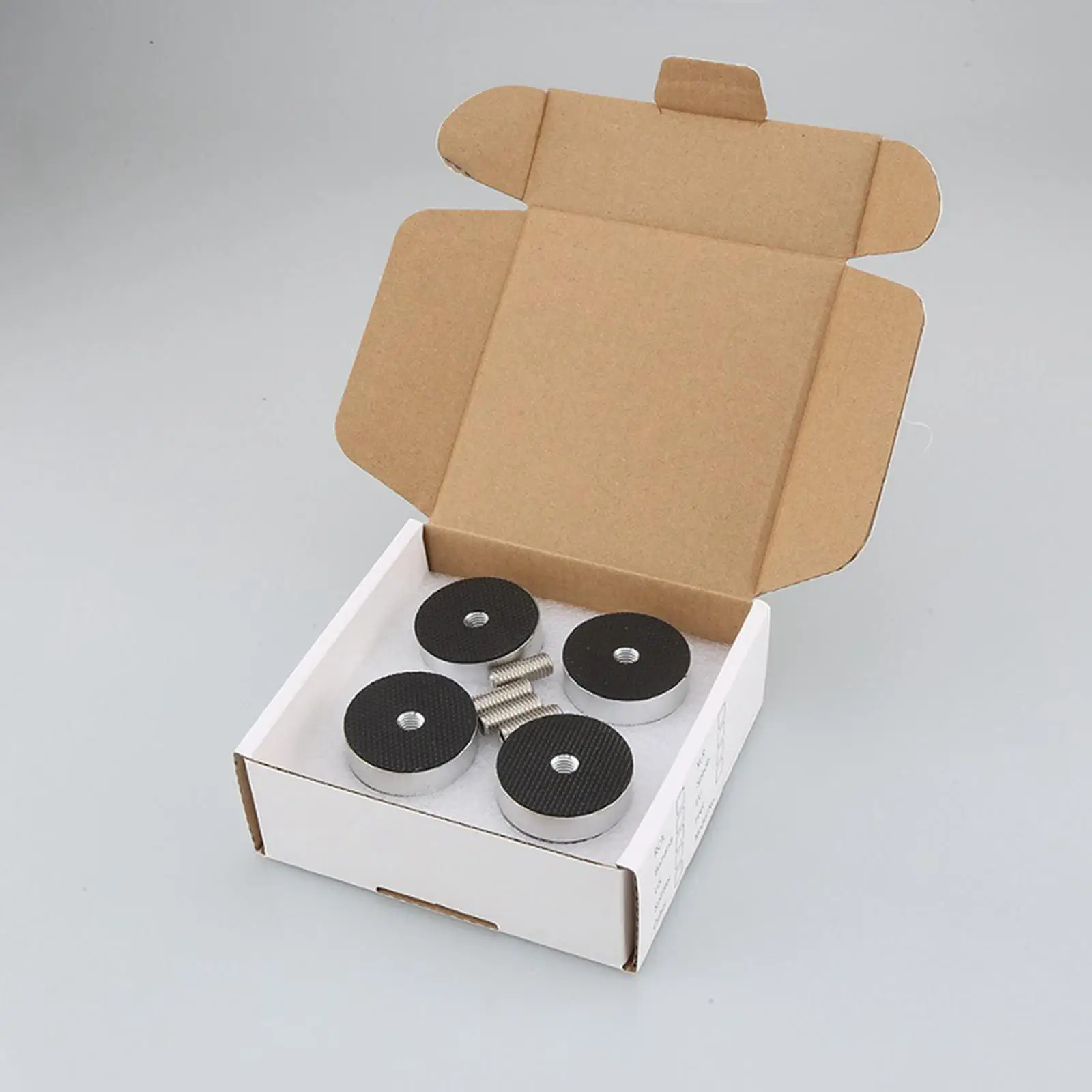 Anti Vibration Speaker Bumpers Aluminum Alloy Spike Pads for Amplifier Feet CD Player Turntable Isolation Base