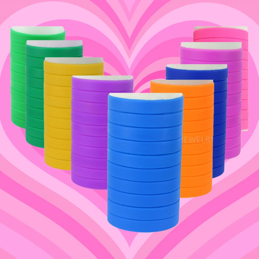 10pcs Neon Solid Color Silicone Wristbands, Bulk Rainbow Mixed Sports Bracelets for Team Building, Party Favors & School Events