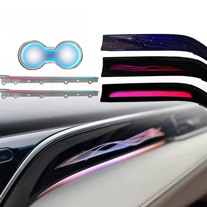 Upgrade Car Dynamic 64-color Ambient Lighting for Toyota Camry 8th 2018-2023 Models  Symphony LED Interior Trim Accessories.