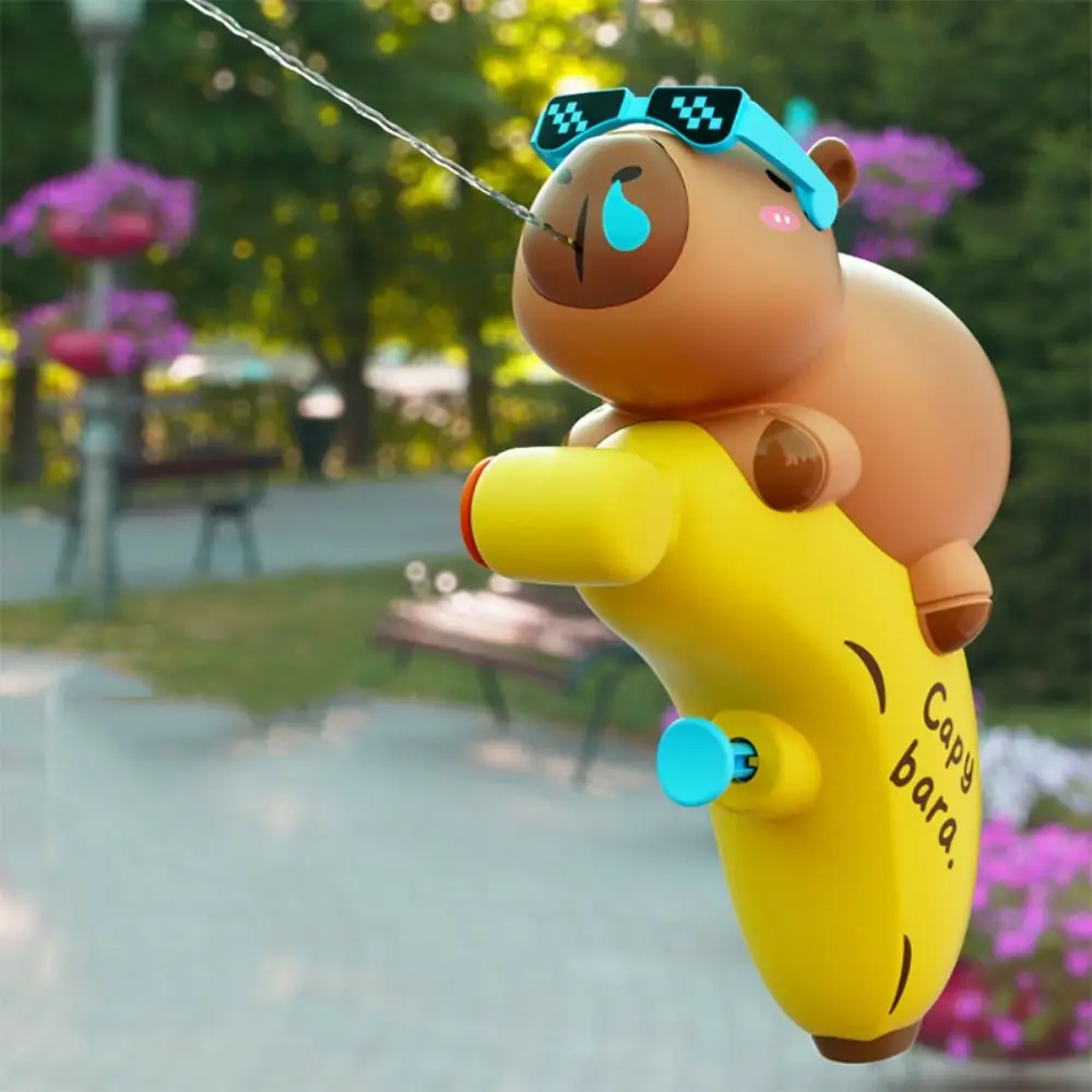 ألعاب رذاذ الماء الموز كابيبارا، تصميم حيواني، لعبة نافورة حمام محمولة، سهلة ملء الرسوم المتحركة