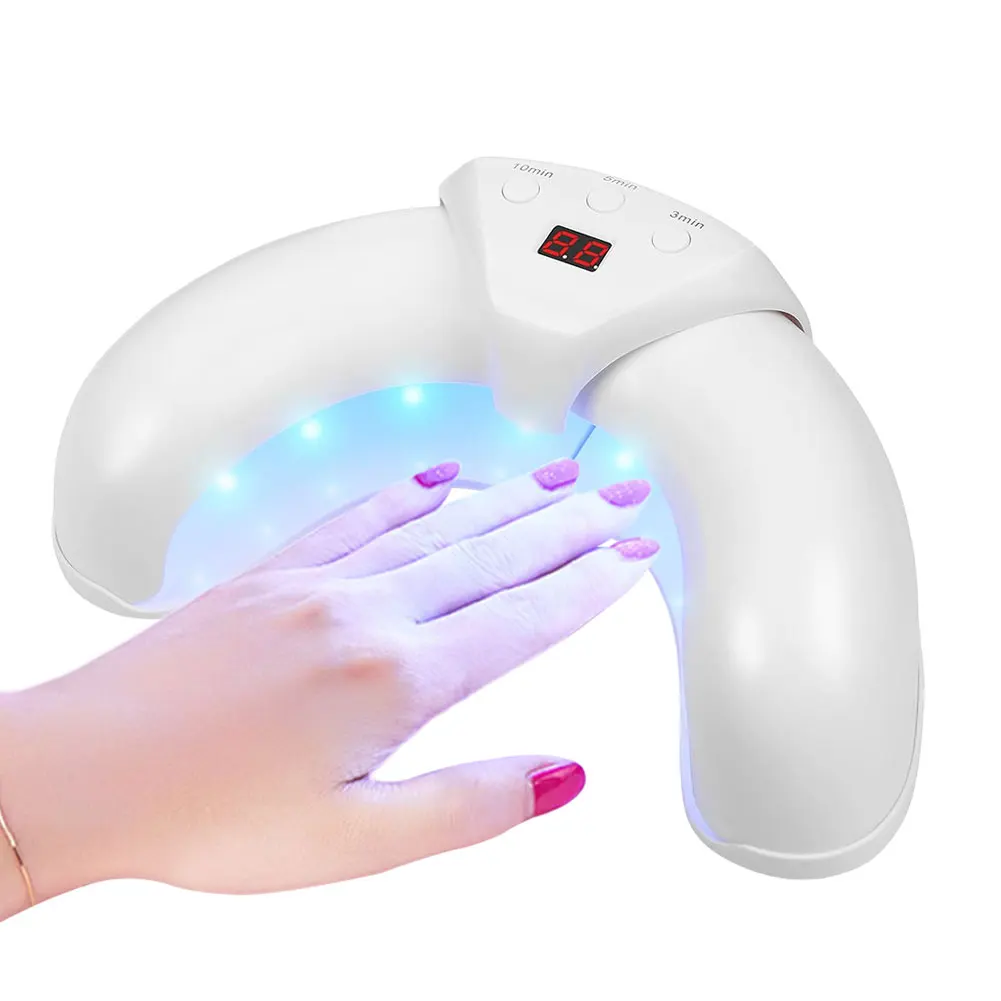 

Nail Light Device 470nm Blue Light Nail Cleaning Light Device Nail Treatment Device for Multiple Fingernails & Toenails