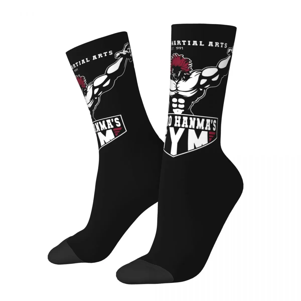 Baki Hanma The Grappler Men and Women printing Socks,Leisure Applicable throughout the year Dressing Gift