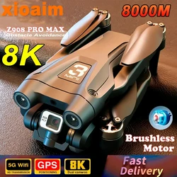 For xiaomi Z908 Pro Max Drone Brushless Motor 8K GPS Professional Dual HD Aerial Photography FPV Obstacle Avoidance Quadrotor