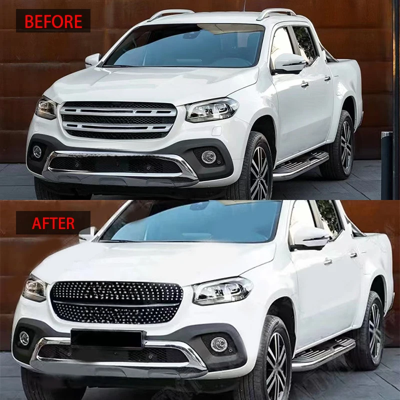 

High Quality ABS Material Style Front Grille Fit X-Class X470 Pickup Intake Grille Exterior Modification Parts