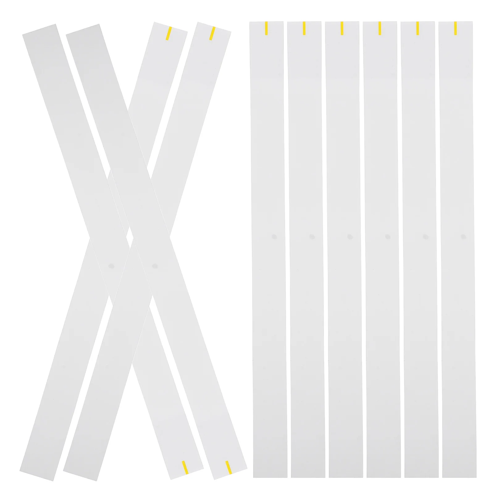 

100Pcs White Paper Napkin Bands Self Adhesive Napkin Rings Silverware Wraps Wedding Event Party Table Decoration Disposable