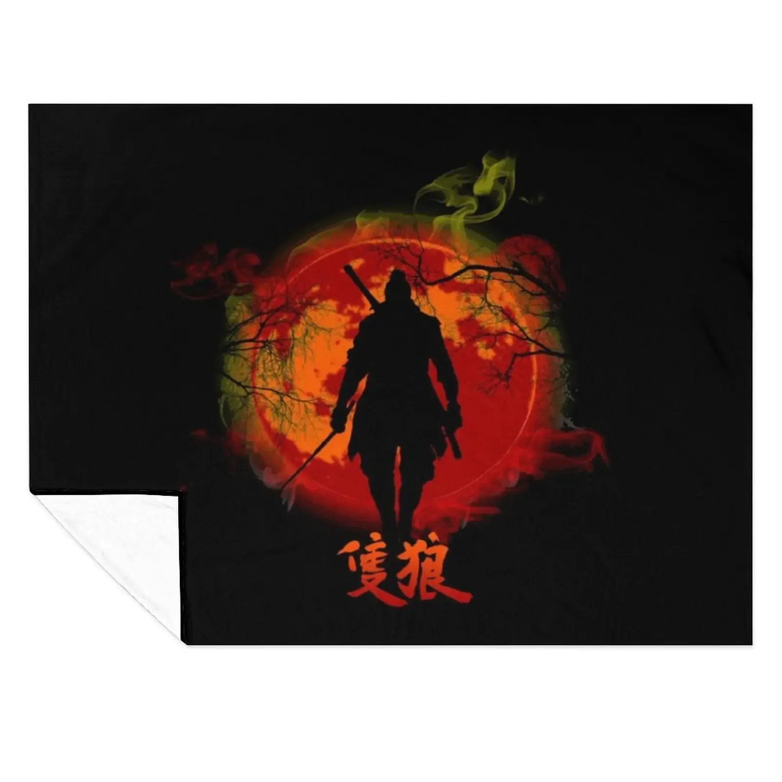 

Sekiro sunset \t Throw Blanket anime Baby Hairys warm for winter Blankets