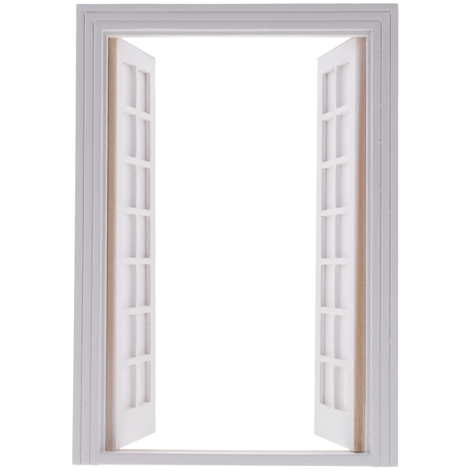 

1 Set Mini House Door Wooden Small Gate Miniature Furniture Decor Simulation Door Closeable Craft Ornament 1:12 Mini House