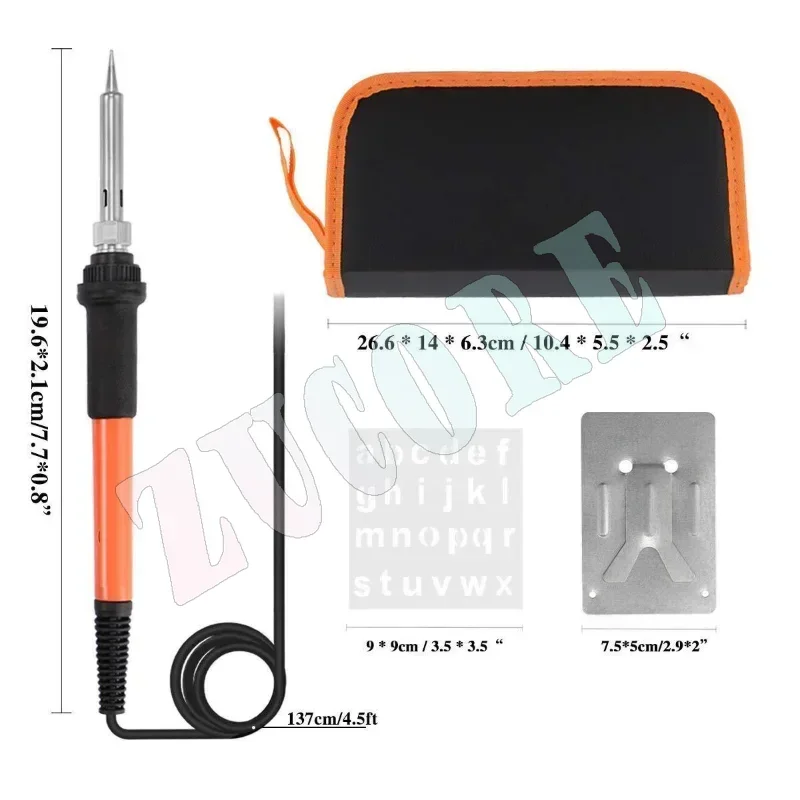 Neue 71 teile/satz 60 W Einstellbare Temperatur Gravur Elektrische Lötkolben Kit Multi-funktionale Carving Lötkolben Stift Zu