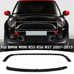 Paraurti anteriore per auto strisce di rivestimento superiore/inferiore griglia in plastica ABS Trim Mesh per BMW MINI R55 R56 R57 2007-2015