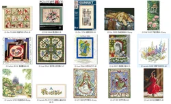 Embroidery Cross Stitch Kits Craft DIY Needlework Cotton Canvas Luca-S B2354_ Peony Bouquet 39-48 32CT 28CT Metallic aida