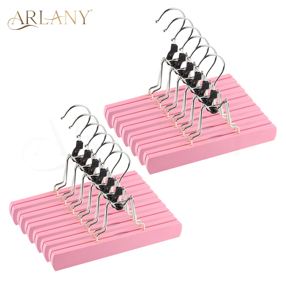 

ARLANY 12Pcs Wooden Hair Extension Hanger for Hairpin Skirt Hanger Holder Hair Extensions Wigs Hanger Holder Pants Hangers
