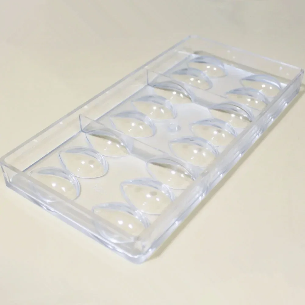 Lotus Chocolate Mould Olive Shaped Polycarbonate Chocolate Mold 3D Candy Mold