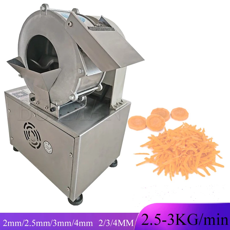 

220V Multi-function Electric Potato Shredder Multifunctional Automatic Vegetable Cutting Machine Commercial Carrot Ginger Slicer