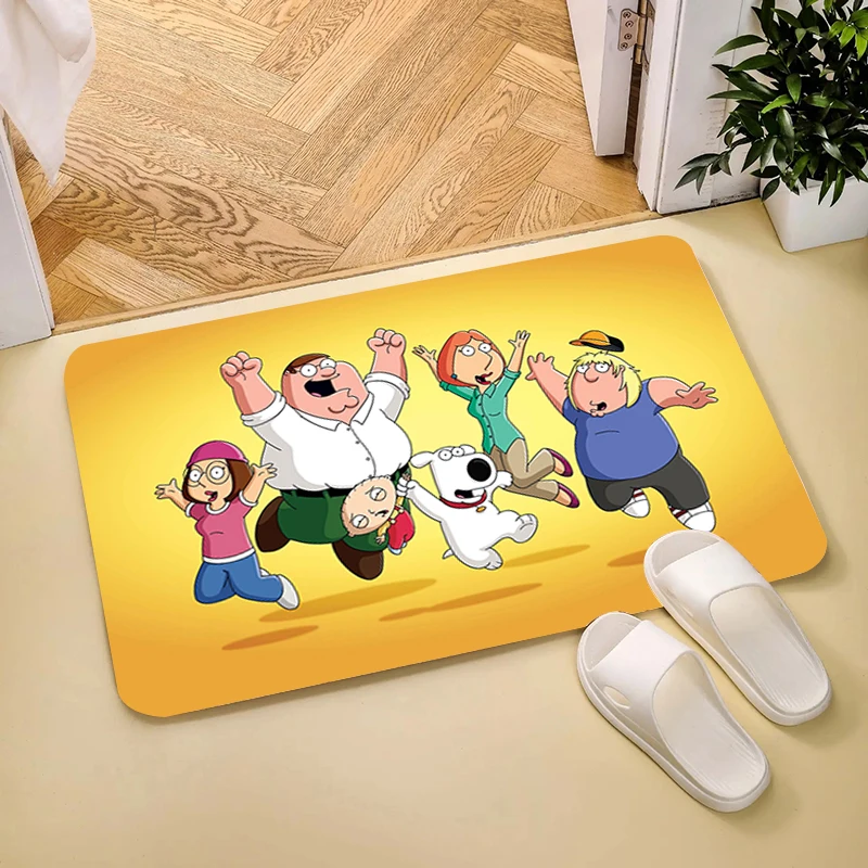

F-Family G-Guy Main Door Entry Mat Mats Soft Rubber Anti Slip No Smell Suitable for Living Room, Kitchen Ultra Durable Washable