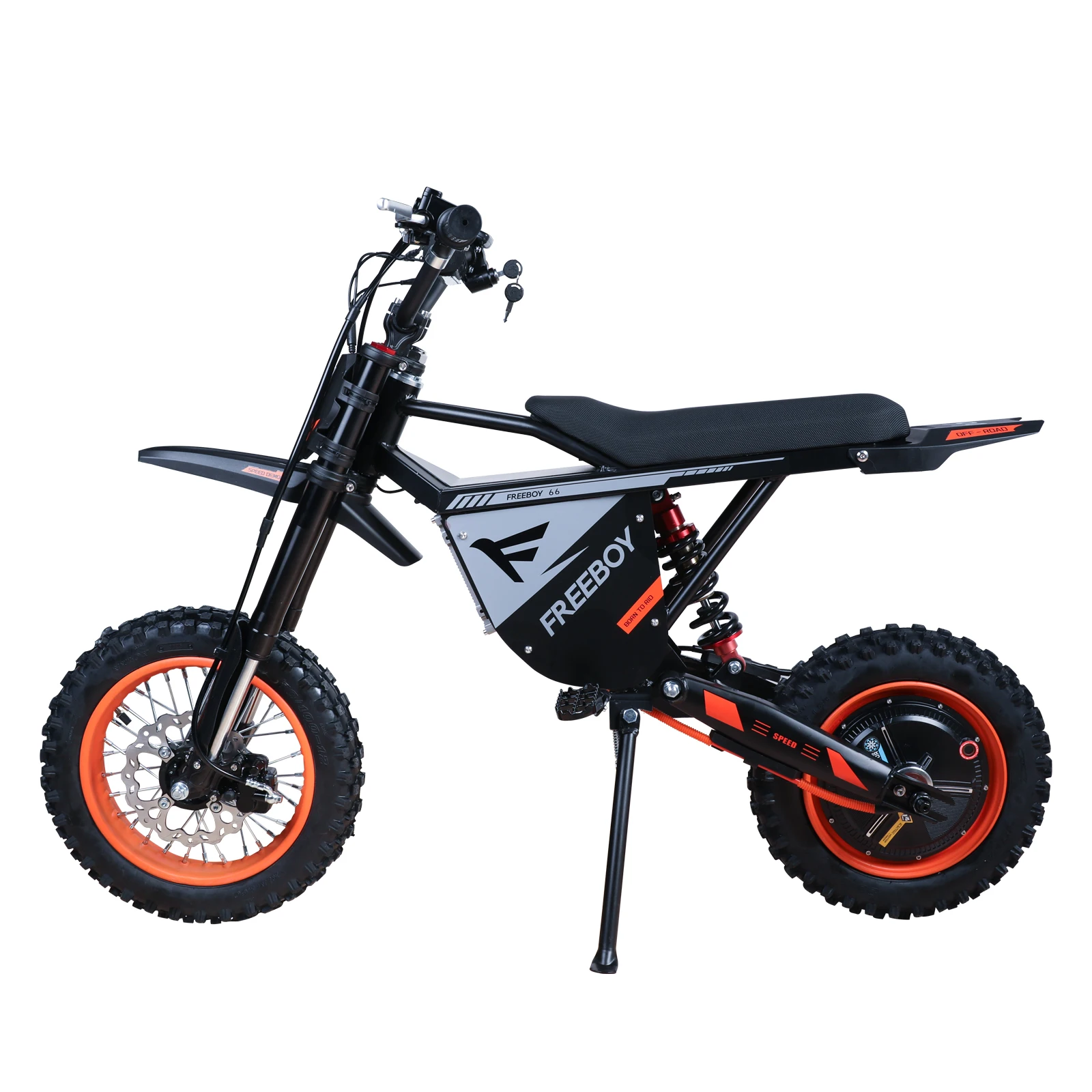 AliExpress NONE Y66 Electric Bike 3000W 48V30AH Electric Motorcycle Electric Bicycle 12 Inch Front Wheel 10 Inch Rear Wheel Off-road Tire E-bike