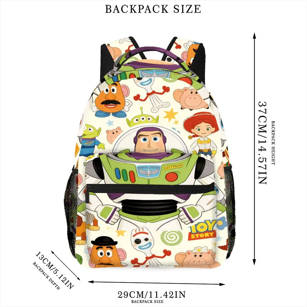 حقيبة ظهر ديزني توي ستوري وودي باز لايت يير، حقيبة كاجوال، سعة كبيرة، هدية عالية الجودة، استخدام يومي شخصي