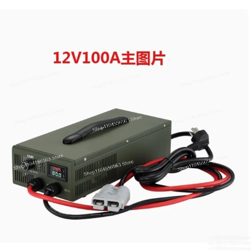 RV LiFePO4 Battery Charger 12V 24V 100A Fast Charging 14.6V for Lithium Iron Phosphate Battery
