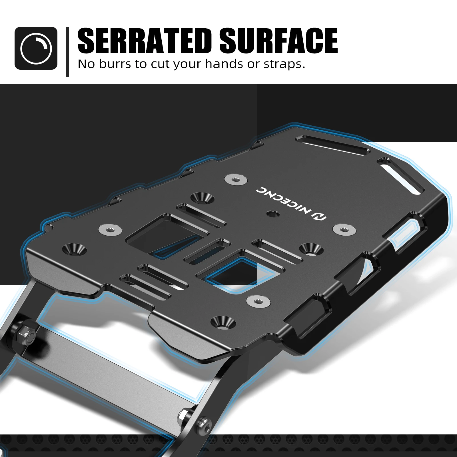 NICECNC For Surron light bee X S L1E 2024 2025 Segway X160 X260 Sur-Ron Parts Rear Luggage Rack Electrical Motorbike Accessories